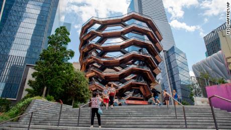 Vessel, a tourist attraction in New York City&#39;s Hudson Yards neighborhood, has been closed to visitors since a suicide on July 29.