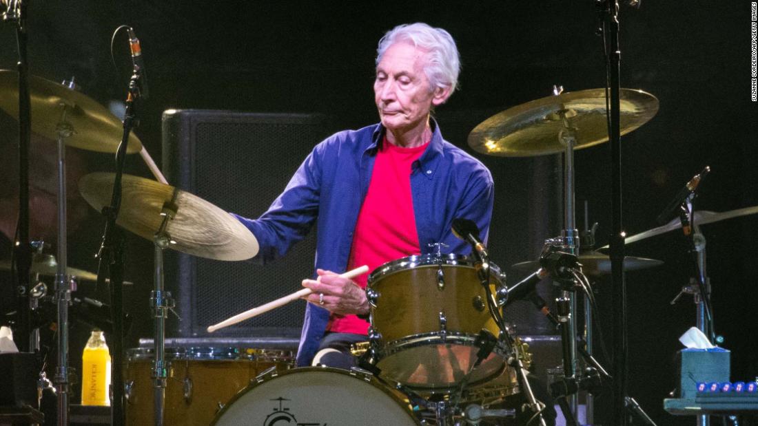 Rolling stones drummer charlie watts