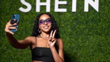 Tinashe attending a Shein festival in Los Angeles in May.