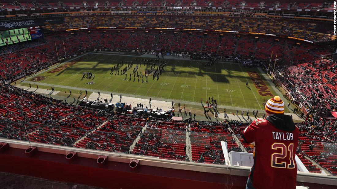 washington redskins field