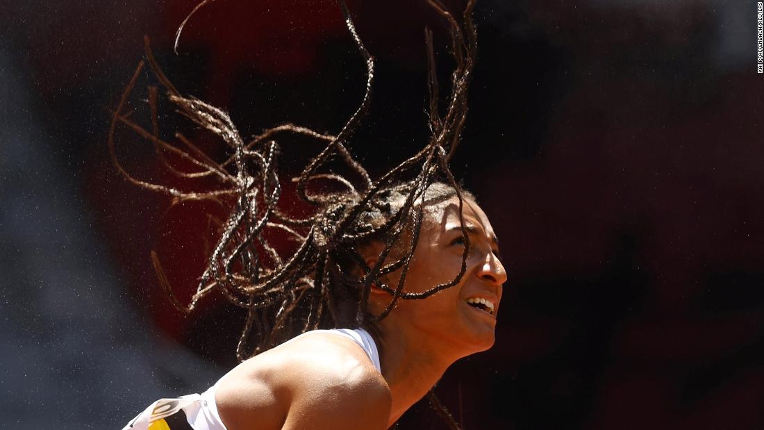 Belgium&#39;s Nafissatou Thiam throws a javelin on her way to &lt;a href=&quot;https://www.cnn.com/world/live-news/tokyo-2020-olympics-08-05-21-spt/h_982943442a366f096662fafb4971fa2e&quot; target=&quot;_blank&quot;&gt;winning gold in the heptathlon&lt;/a&gt; on August 5. She&#39;s just the second woman ever to win back-to-back heptathlon titles.