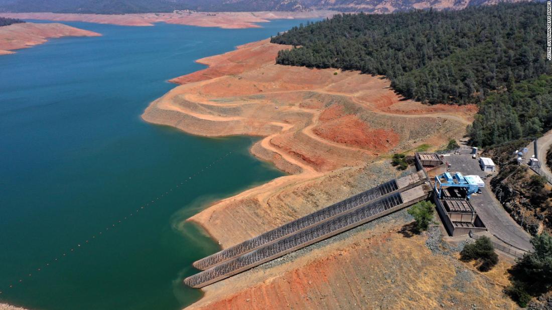 California hydropower plant forced to shut down as water levels fall at Lake Oroville
