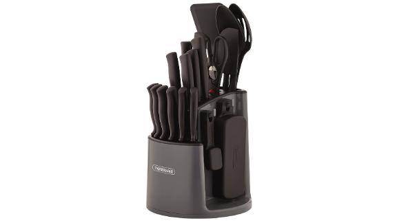 Farberware Classic 30-Piece Spin N Store Rotating Carousel Cutlery and Tool Set