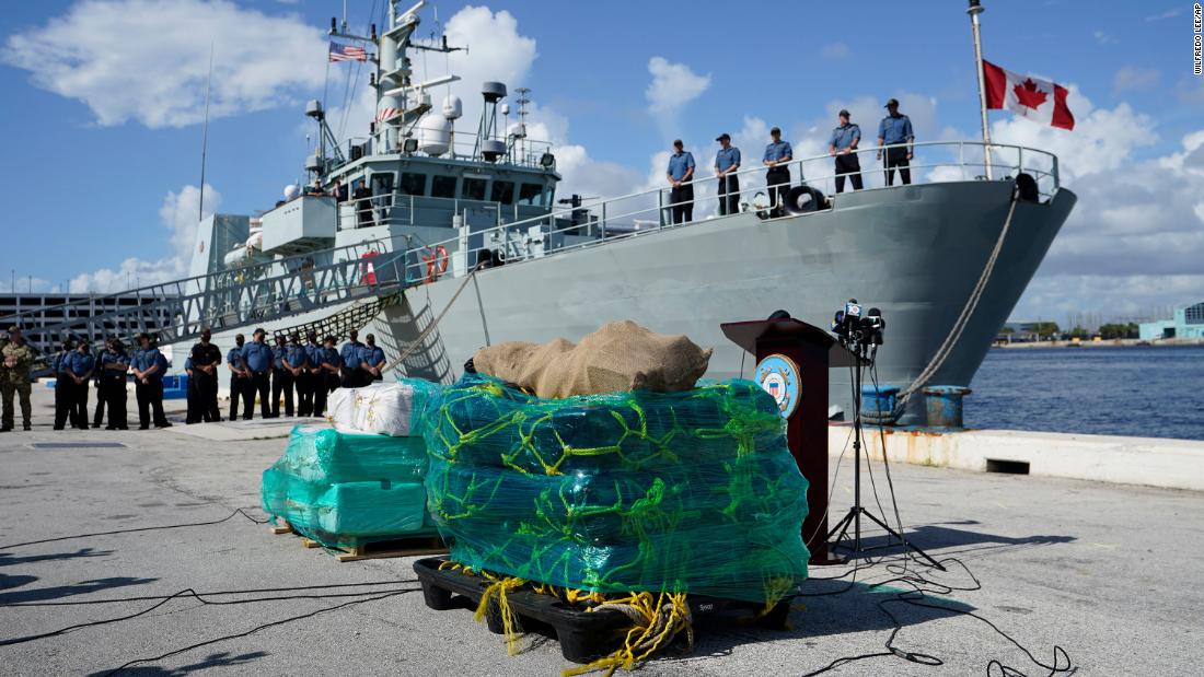 Coast Guard offloads a record $1.4 billion in drugs