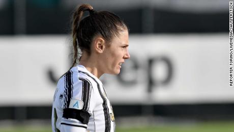 Cecilia Salvai of Juventus Women FC posed for an offensive photograph shared on the women&#39;s team official account.