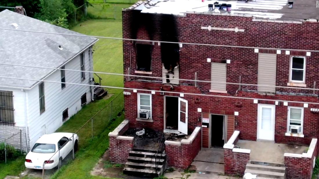 Five children were killed in a fire in East St. Louis, Illinois, fire chief says