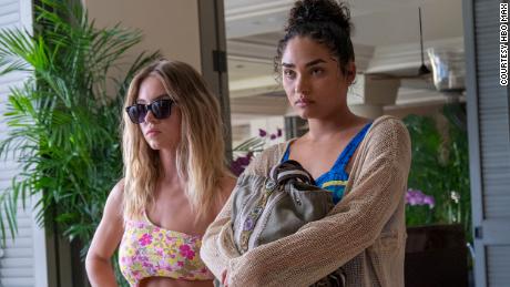 (From left) Sydney Sweeney and Brittany O&#39;Grady star in &quot;The White Lotus&quot; on HBO Max.