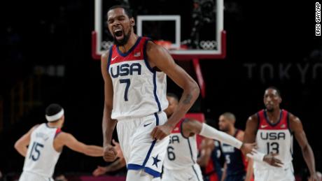Kevin Durant led Team USA to gold with 29 points against France.