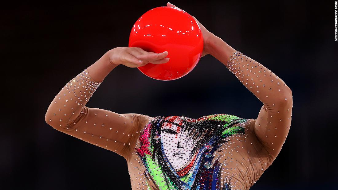 Linoy Ashram, a rhythmic gymnast from Israel, won gold in the individual all-around on Saturday, August 7.