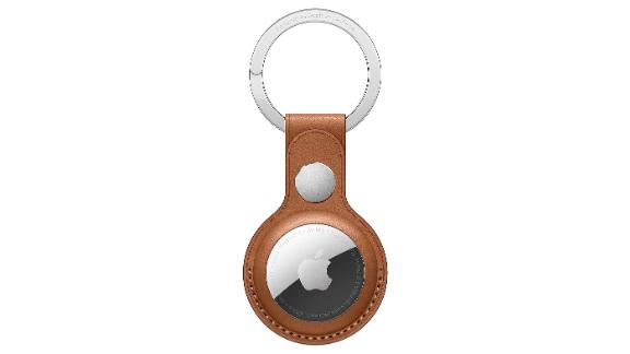 Apple AirTag Leather Key Ring