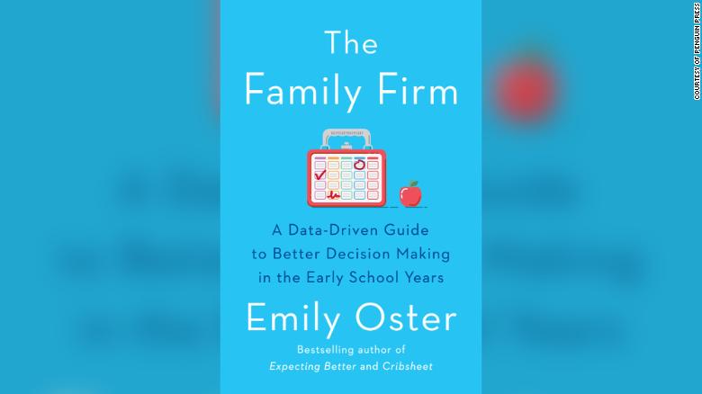 Economist Emily Oster&#39;s book (pictured) is geared toward helping parents learn how to make decisions for their families.  