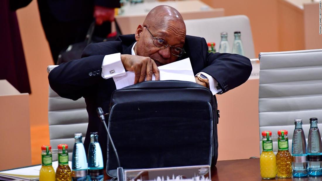 Zuma talks on his cell phone during a G20 session in Hamburg, Germany, in July 2017. A month later, &lt;a href=&quot;http://www.cnn.com/2017/08/08/africa/zuma-south-africa-vote/index.html&quot; target=&quot;_blank&quot;&gt;he survived an ouster attempt&lt;/a&gt; in his country&#39;s National Assembly. A motion of no-confidence was defeated by 198 votes to 177.