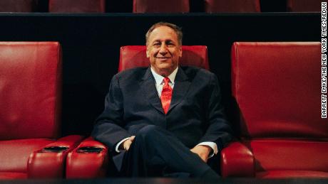 Adam Aron, the CEO of AMC Entertainment, at one of the company&#39;s theaters in Leawood, Kansas.