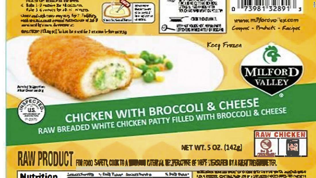 Nearly 60,000 pounds of frozen raw chicken products sold at Aldi and other stores recalled