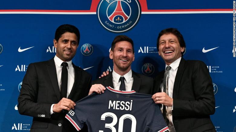 &#39;Very happy, very proud&#39; to have Messi, says PSG president