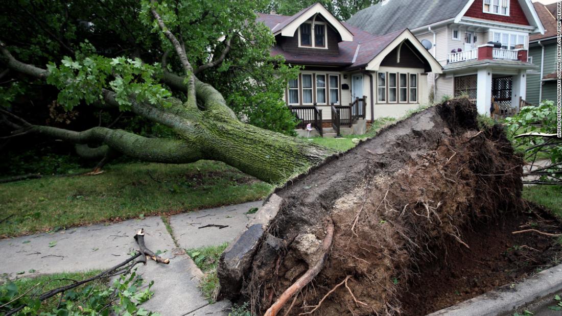 Storms in the Midwest leave more than a million without power
