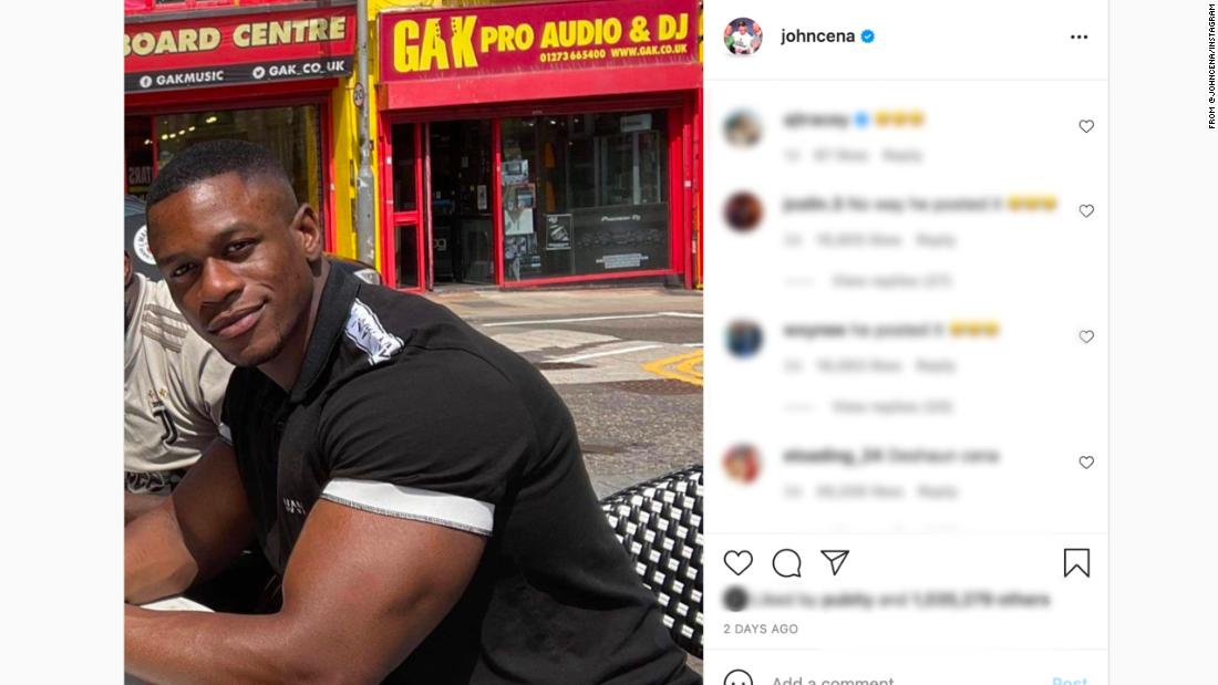 John Cena posts his 'Black twin,' dubbed 'Jamal Cena'