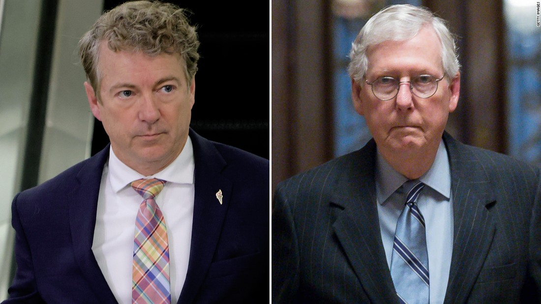A tale of two Kentuckians: Paul and McConnell diverge as Covid cases rise