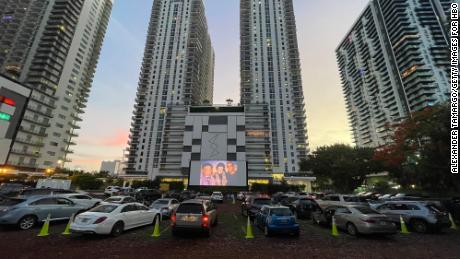 A view of the Miami Screening of the HBO Documentary Film &#39;Revolution Rent&#39; at Nite Owl Drive-In Theater on June 10, 2021 in Miami, Florida. 