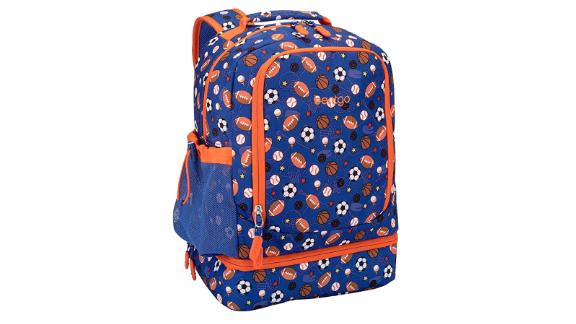 Bentgo Kids Prints 2-in-1 Backpack & Insulated Lunch Bag 