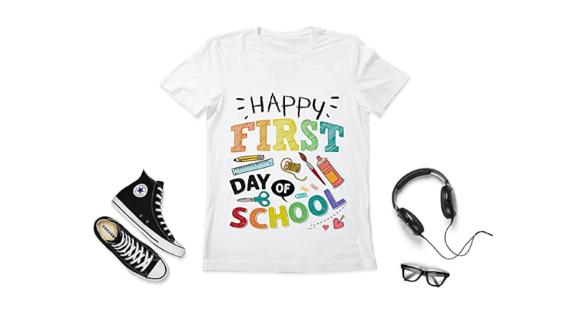 Elftees Happy First Day of School T-Shirt 