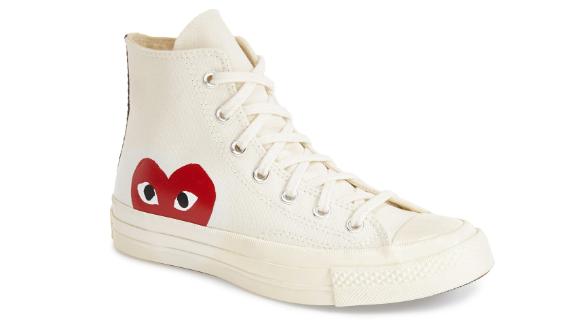 Comme des Garçons x Converse Chuck Taylor Hiden Heart High Top Sneaker