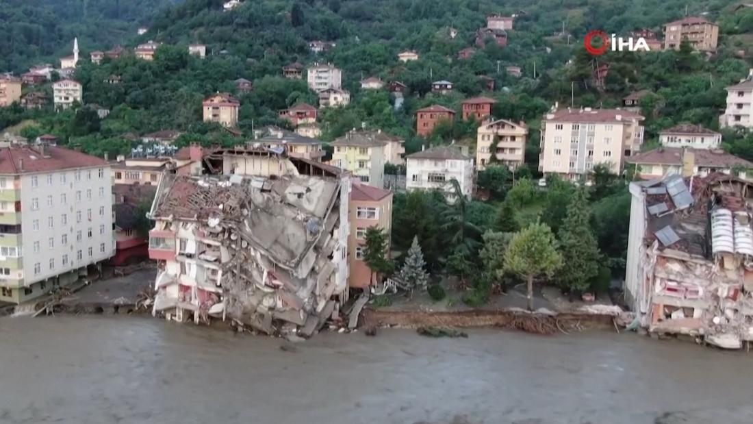 Turkey floods Aerial footage shows aftermath of deadly flooding CNN