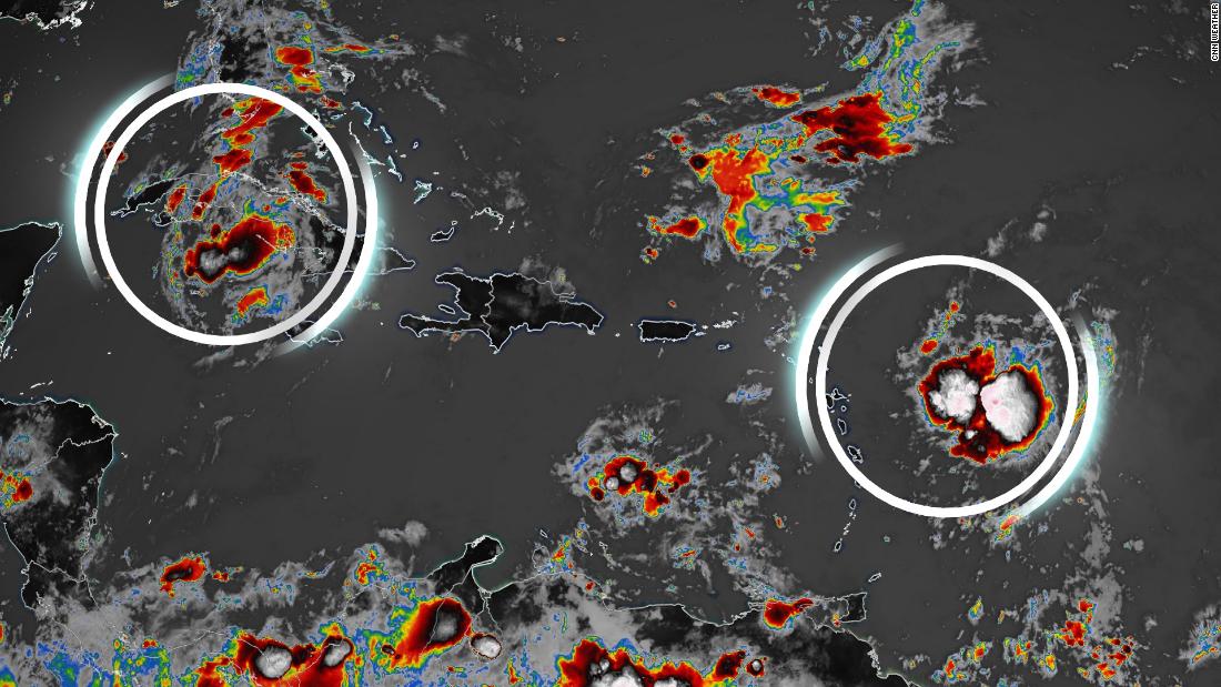 Tropical Storm Grace forms in the Atlantic as Fred nears Florida