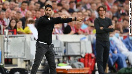 &quot;We had really high hopes and we didn&#39;t get the result that we wanted or the performance we wanted,&quot; said Arsenal manager Mikel Arteta (left) after his team&#39;s 2-0 defeat by Brentford.