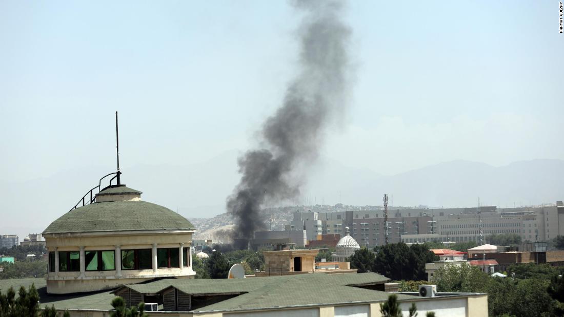US completes evacuation of embassy in Afghanistan as flag comes down at diplomatic compound