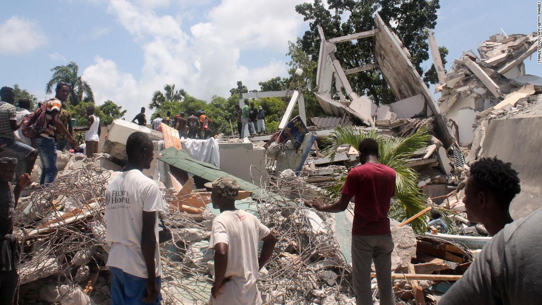 Haiti Earthquake Leaves More Than 1200 People Dead Cnn