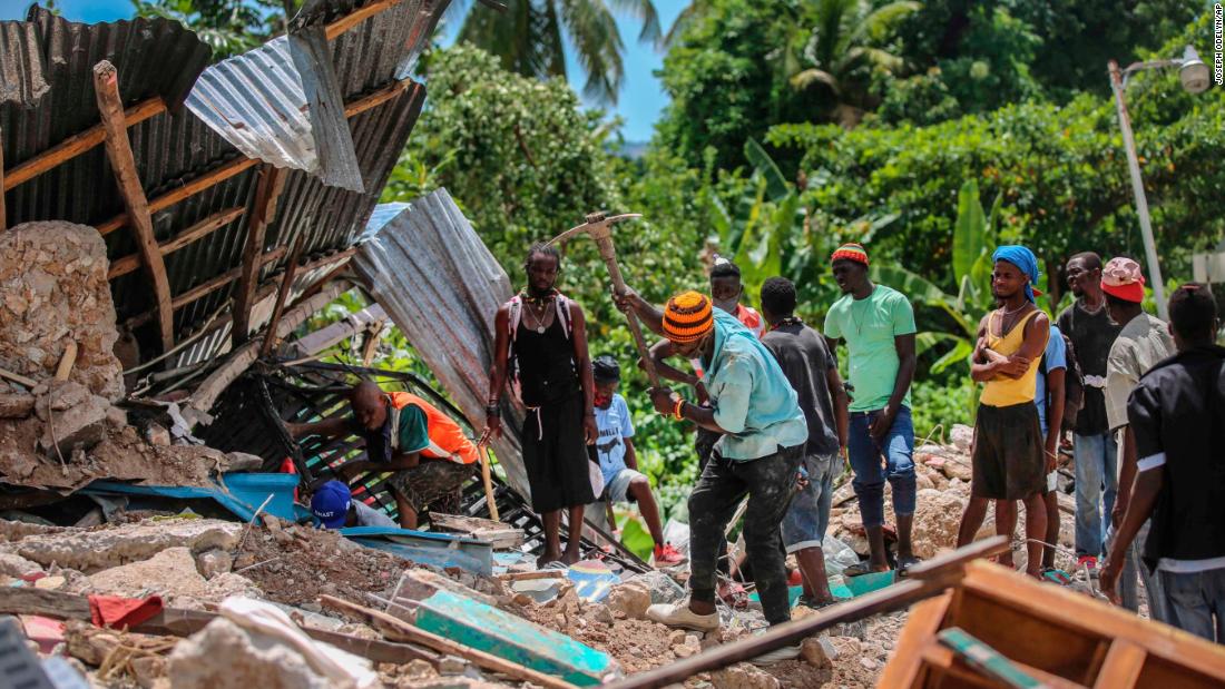 Tropical depression threatens further devastation in earthquake-hit Haiti