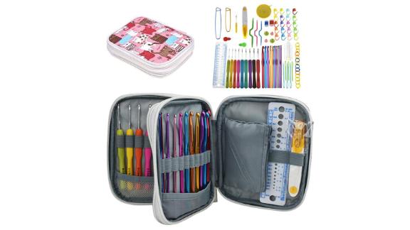 Katech Crochet Hooks Kit with Case 