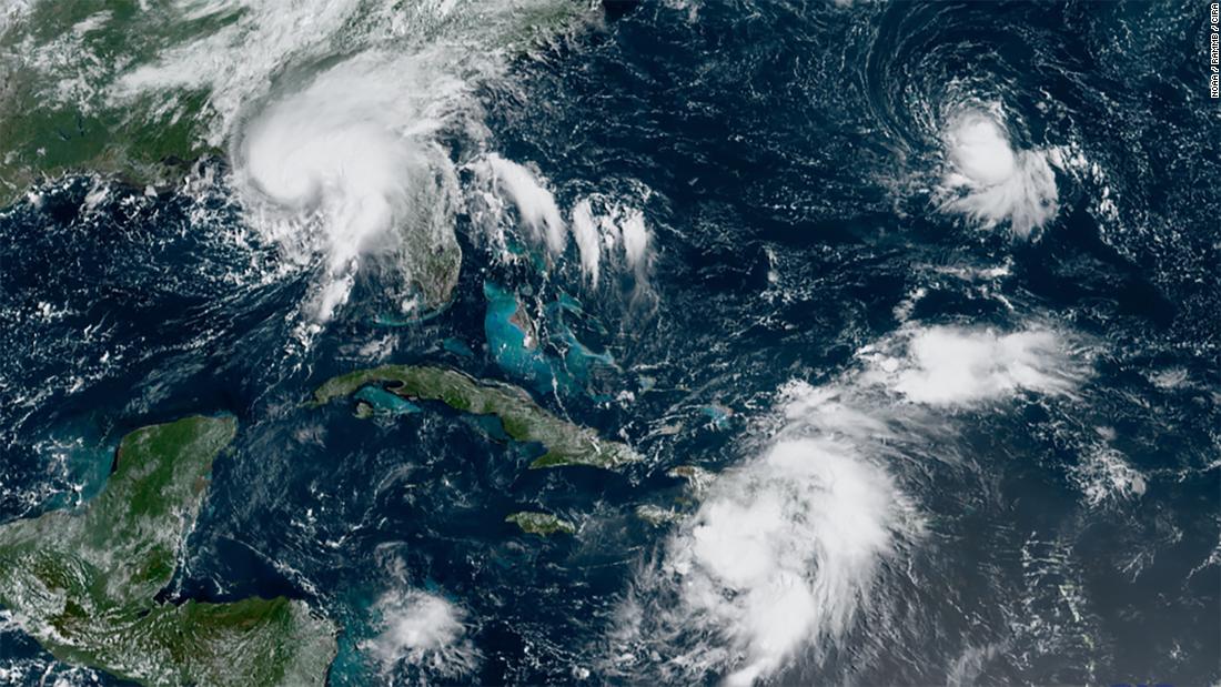 Named tropical systems line up right on cue