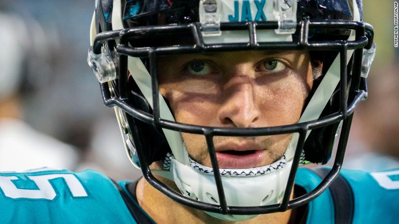 Jacksonville Jaguars release Tim Tebow after brief experiment at tight end
