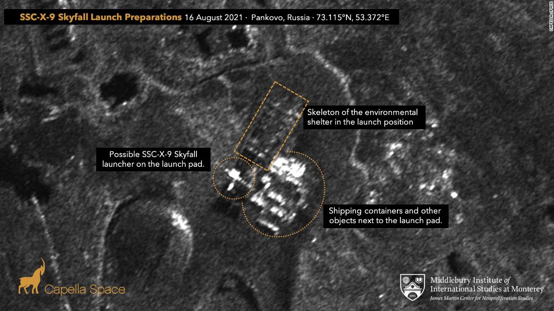 New Satellite Images Show Russia May Be Preparing To Test Nuclear Powered Skyfall Missile