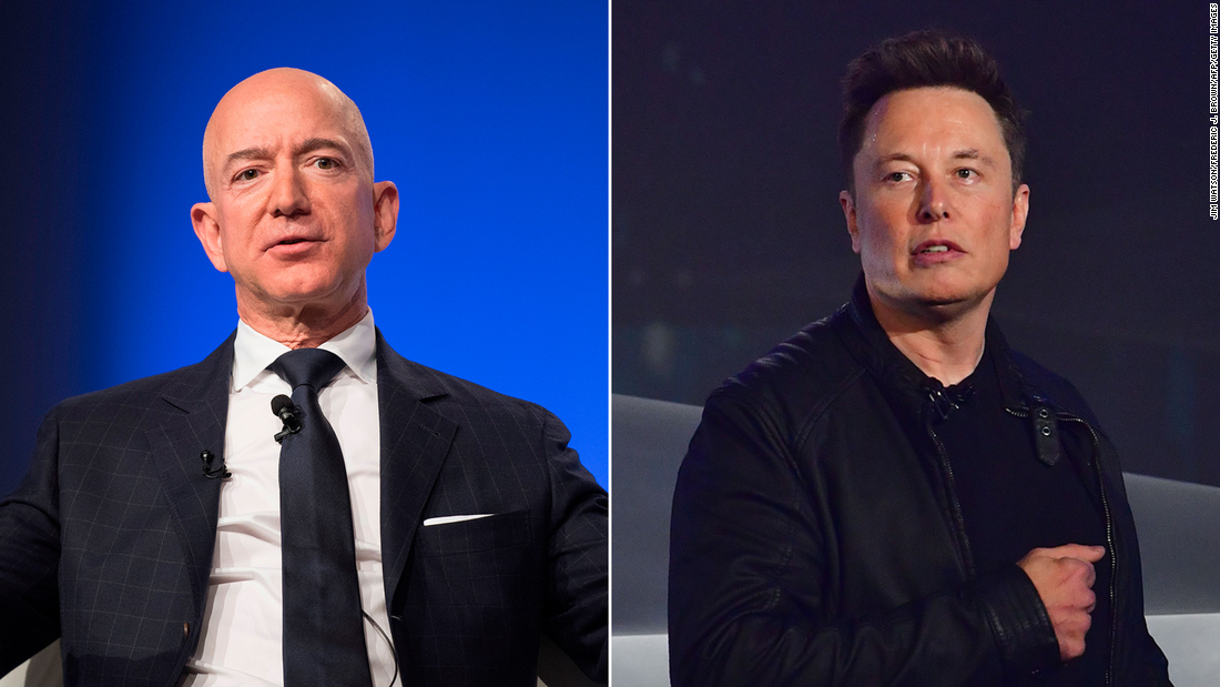 Elon Musk and Jeff Bezos are arguing over the moon already. Here's what it all means