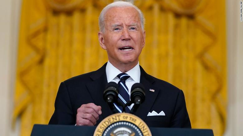 Biden says he doesn’t believe Taliban have changed