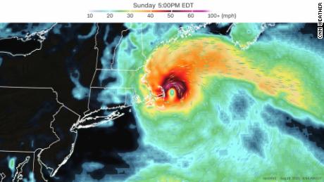 The European forecast model has a weaker storm with the biggest impacts to Cape Cod, Nantucket, and Martha&#39;s Vineyard.