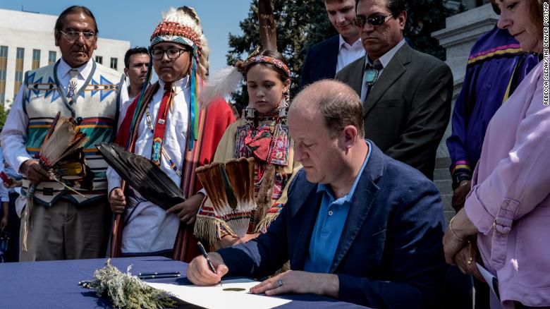 Colorado governor rescinds 1864 order encouraging the massacre of Native Americans