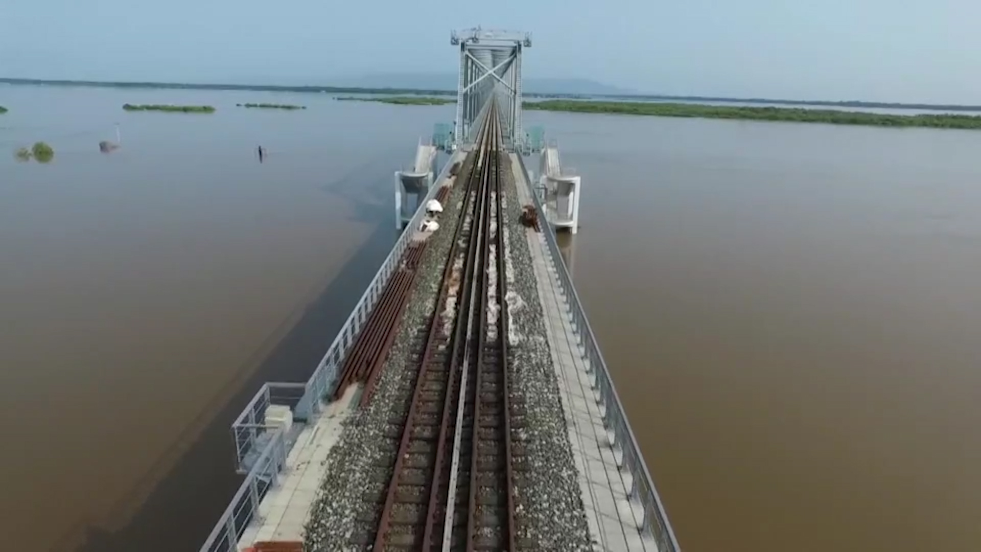 Железнодорожный мост Нижнеленинское - Тунцзян