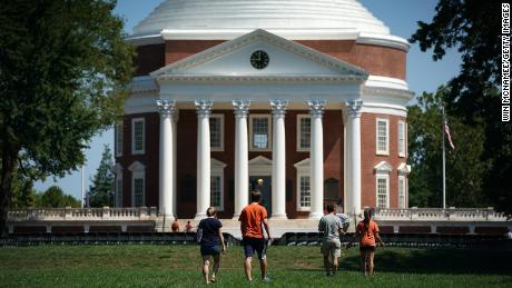The University of Virginia has a student population of around 18,000 undergraduate and 9,000 graduate students.