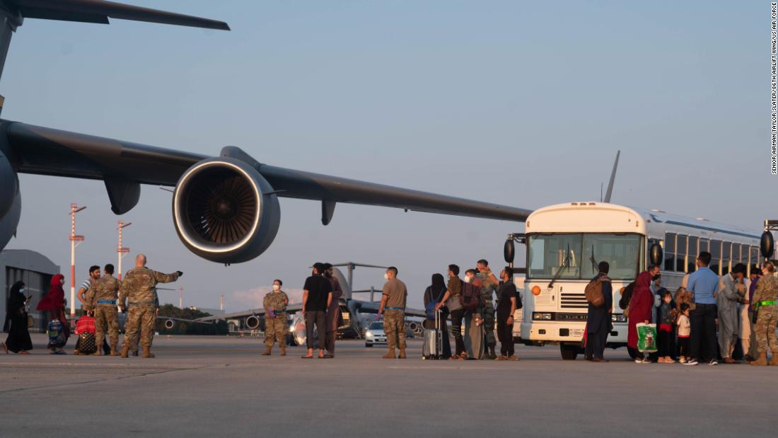 First Afghan evacuees arrive in Germany in one of the largest airlift operations in history