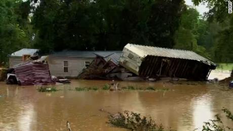 Severe flooding in Tennessee has left at least 10 people dead in Humphreys County.