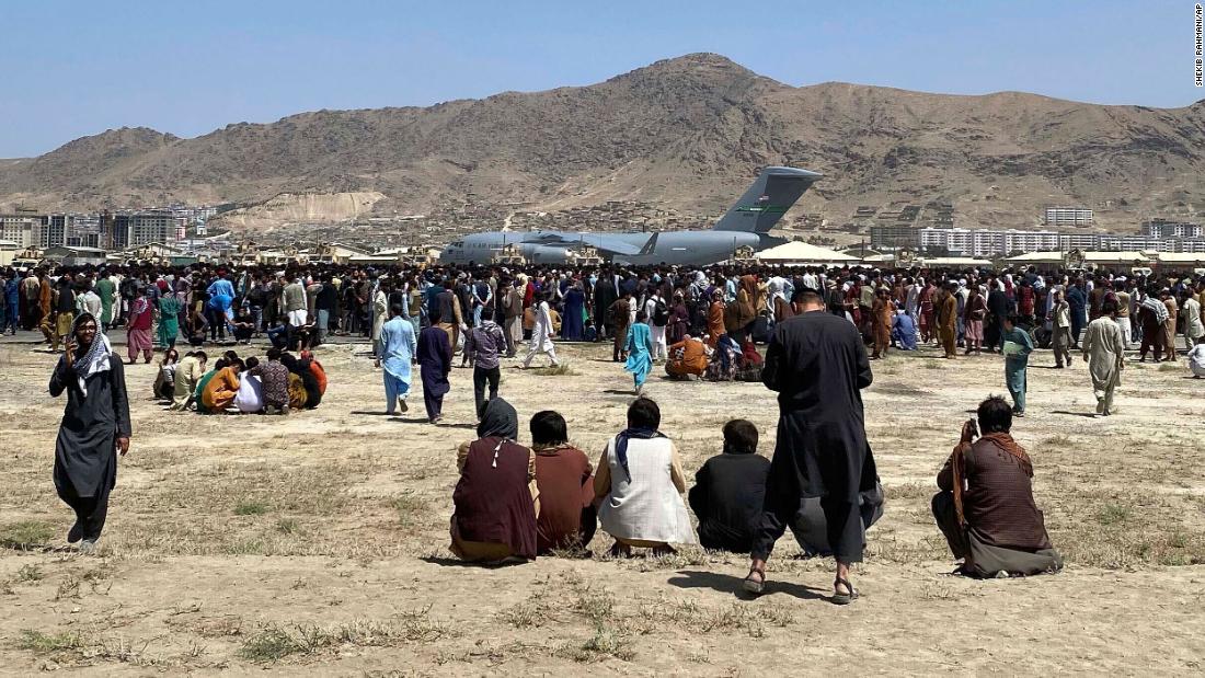 Kabul's airport is the epicenter of a desperate and deadly ...
