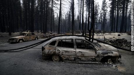 The Caldor Fire ripped through Grizzly Flats leaving very little standing in the small mountain community in the El Dorado National Forest in California on August 20.