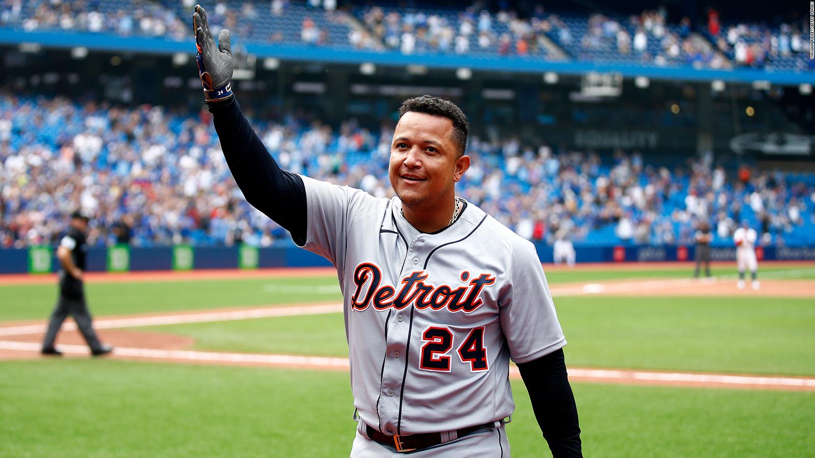 Miguel Cabrera Detroit Tigers first baseman the 28th player to