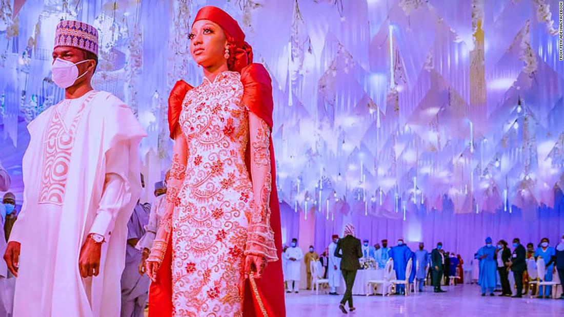 President Buhari's son marries royal bride in glitzy and glamorous ceremony
