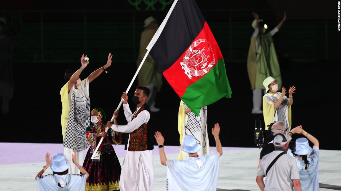 Afghanistan flag to feature in Paralympic opening ceremony as a show of 'solidarity'
