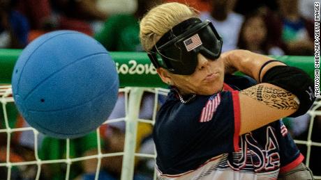 Asya Miller is a Paralympics veteran who&#39;s won gold in goalball. 